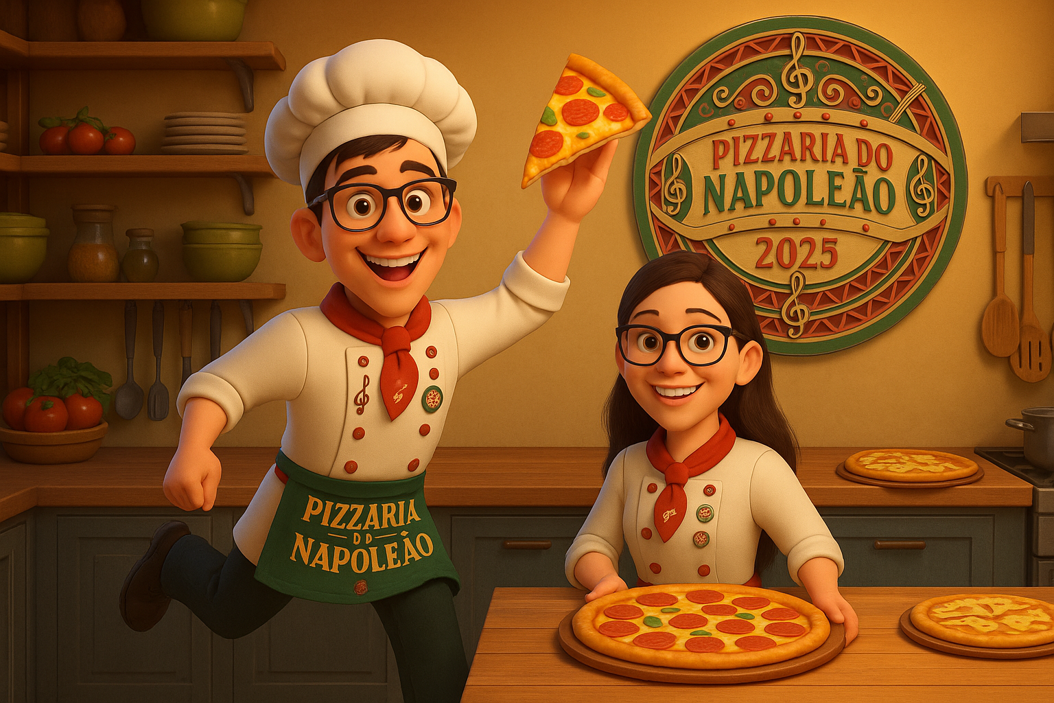 A Nova Identidade da Pizzaria do Napoleão